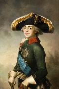 Vladimir Lukich Borovikovsky Portrait of Paul I, Emperor of Russia Spain oil painting artist